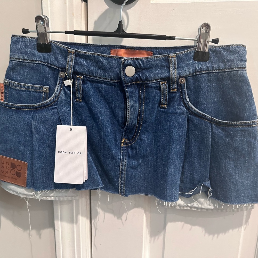 Dodo Bar Or Blue Denim Skirt, 40 (Small)